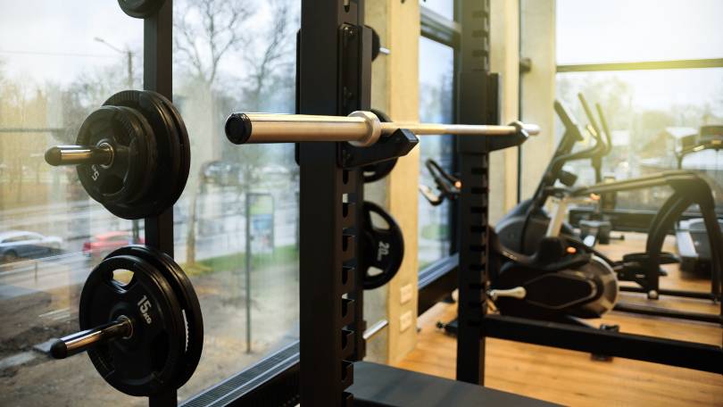 New Gym Interior with Power Racks