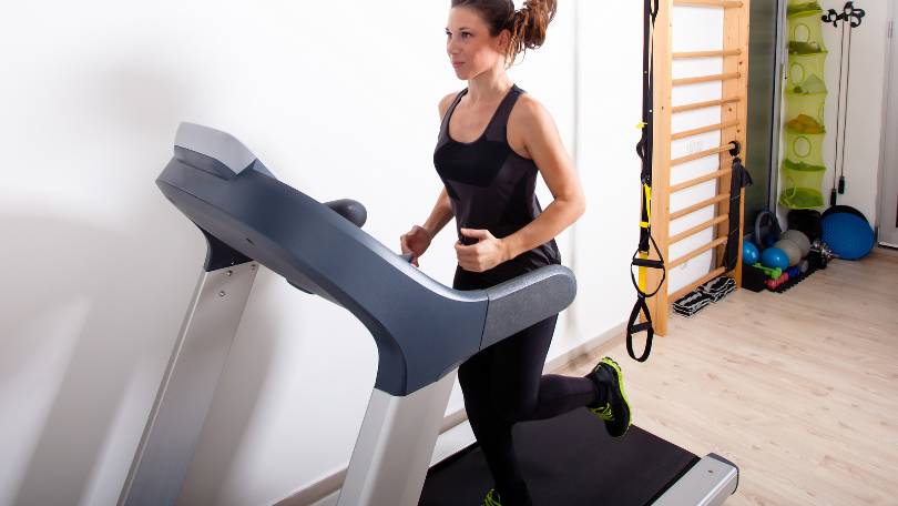 home gym treadmill run