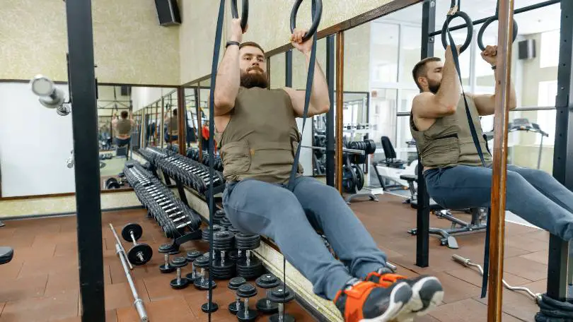 man dressed in weighted vest