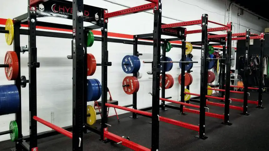 gym's squat racks