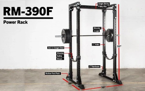 ROGUE RM-390F FLAT FOOT MONSTER RACK